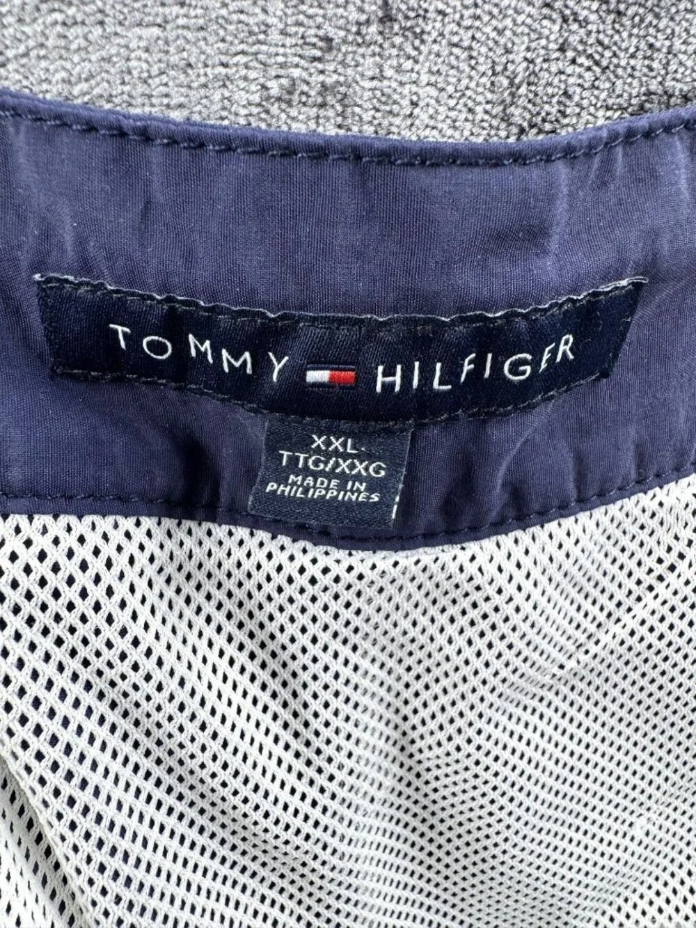 Tommy Hilfiger Men's XXL Tropical Palm Leaf Swim Trunks Board Shorts Blue Green